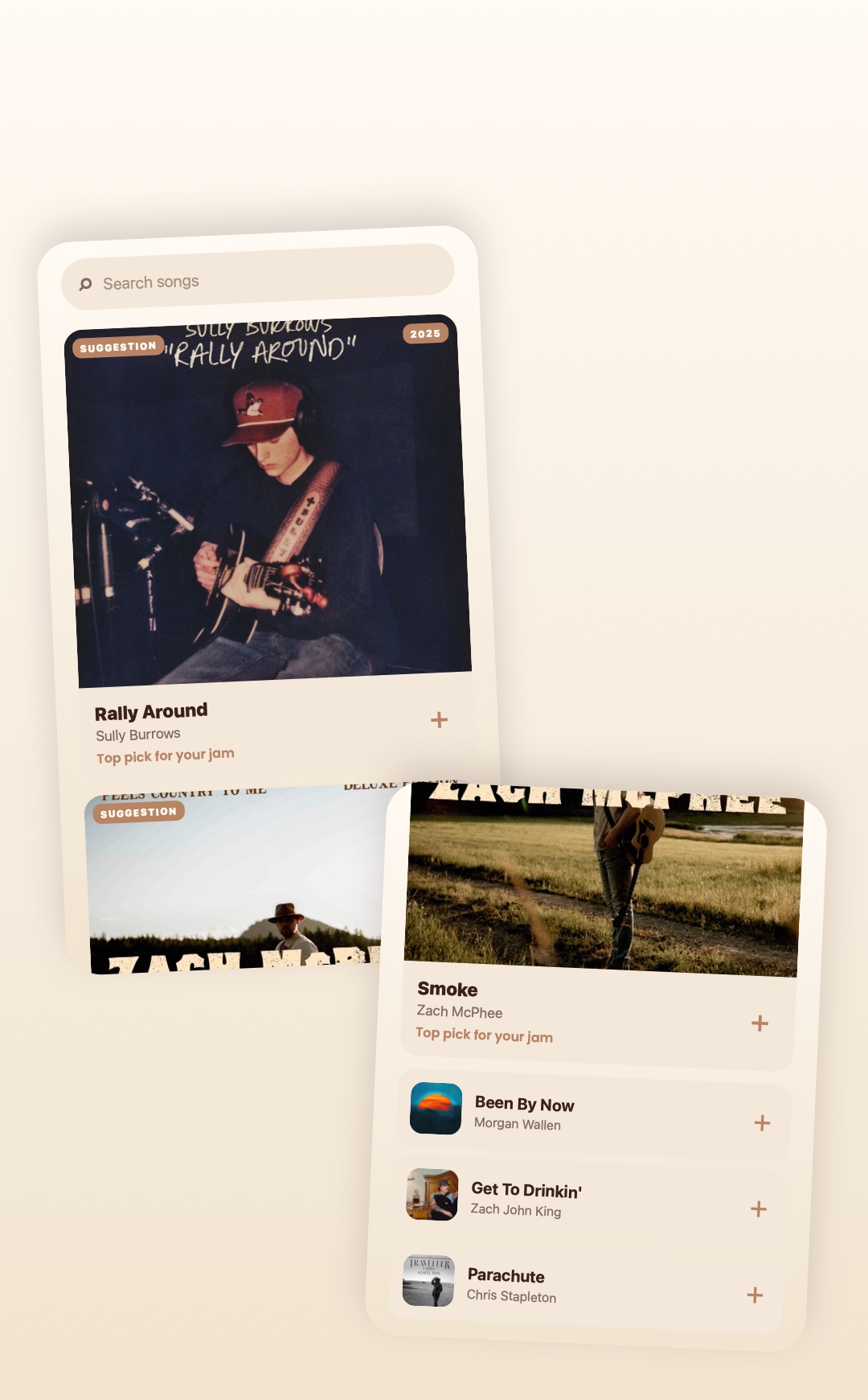 Get top pick suggestions for the current setlist.